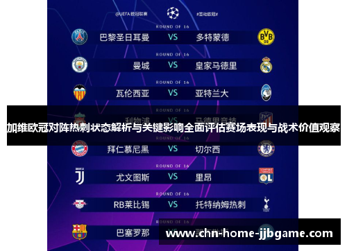 加维欧冠对阵热刺状态解析与关键影响全面评估赛场表现与战术价值观察